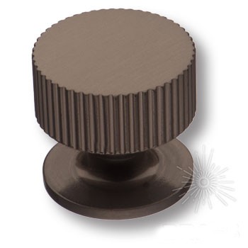 Ручка кнопка 1975 0032 BBN, материал Алюминий, отделка Титан, 30*d=32 мм