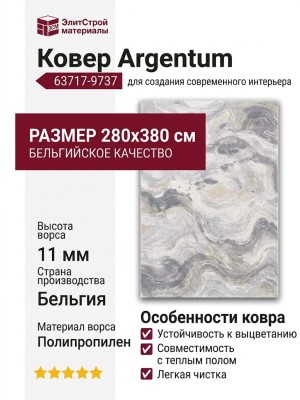 Ковер Argentum 63717-9737 280x380