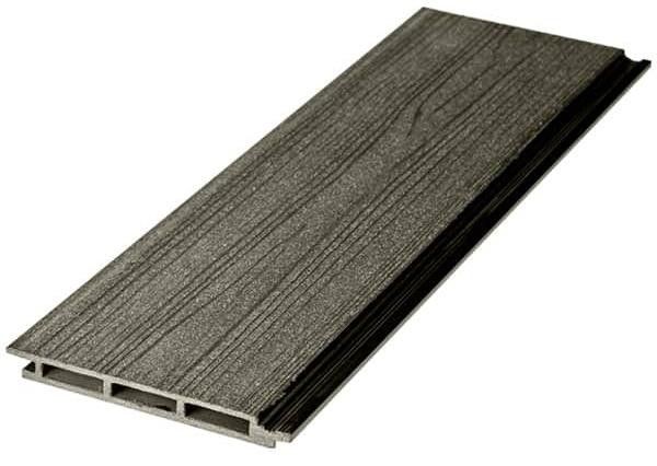 Сайдинг DPK Dortmax Folk в сером цвете