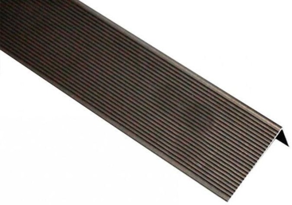 Угловой алюминиевый профиль KRONEX 51,5x30x3000 мм, цвет коньяк.