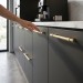 Ручка скоба SYSTEM 8774 0192 GL-GL, материал Алюминий, отделка Золото, 35*16*257 мм