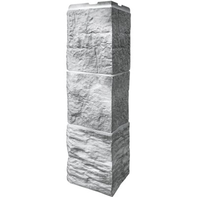 Угол наружный FineBer, блок, светло-серый цвет.