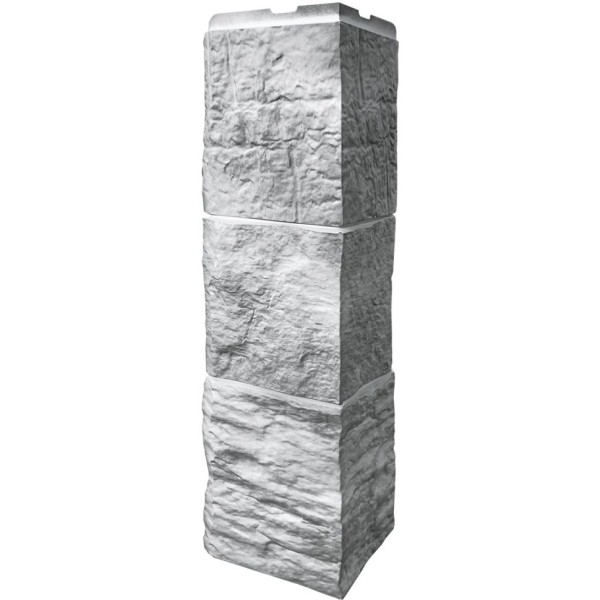 Угол наружный FineBer, блок, светло-серый цвет.