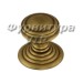 Ручка кнопка "Ranja" 801 25 MAB, материал Латунь, отделка Бронза, 30*d=25 мм