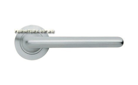 Дверная ручка на круглой розетке "TRENDY" CS 980/102, материал Латунь, отделка Хром, 145*50 мм