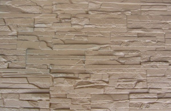 Плоская фасадная панель Aelit Plast бежевого цвета