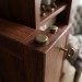 Декоративная накладка с резьбой 00521 CUERO (14 мм), материал Латунь, отделка Бронза, d=14 мм