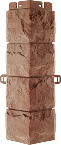 Угол наружный Альта-Профиль, Фагот ЭКО, Терракотовый