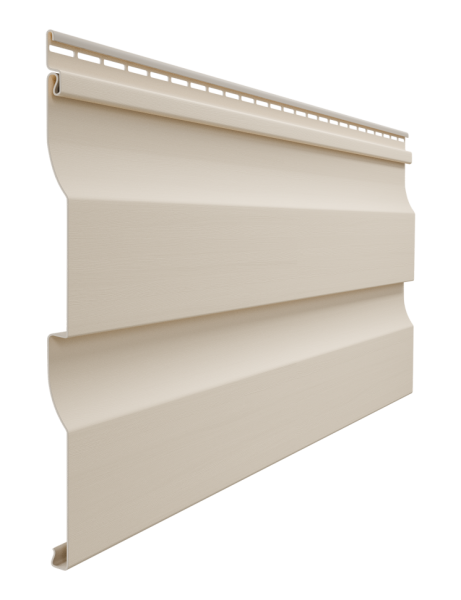 Виниловый сайдинг Docke, Корабельный брус D4.5D, Сливки