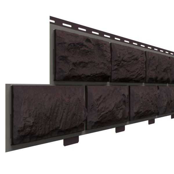 Фасадная панель Доломит, Альпийский премиум, цвет Венге.