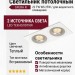 Светильник потолочный SFERA R 22 TW WS 2FW