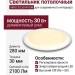 Светильник потолочный NIRO 30.30 W DIM