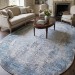 Ковер Armina 3878A blue овал 300x500