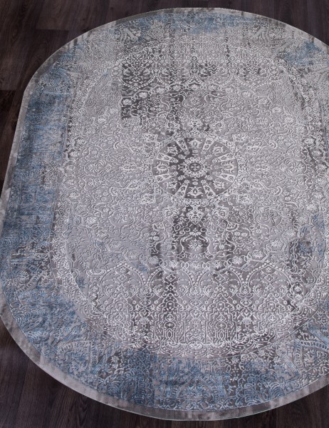 Ковер Armina 3878A blue овал