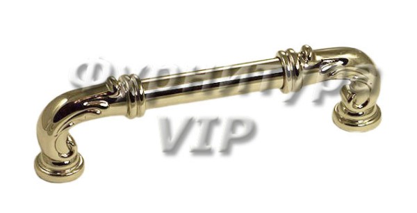 Ручка скоба LEON-01-41 320 мм никель глянцевый, материал Замак, отделка Никель, 330*19*39 мм