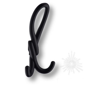 Крючок Dugum Hook Big-Black, материал Замак, цвет Чёрный, отделка Черный, 48*77*164 мм