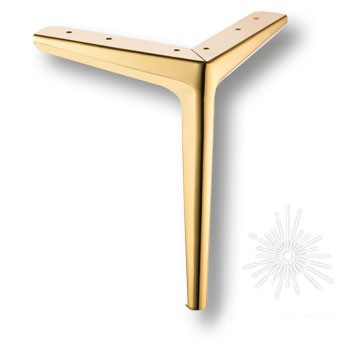 Опора мебельная ESL 307-200 Gold, материал Сталь, отделка Золото