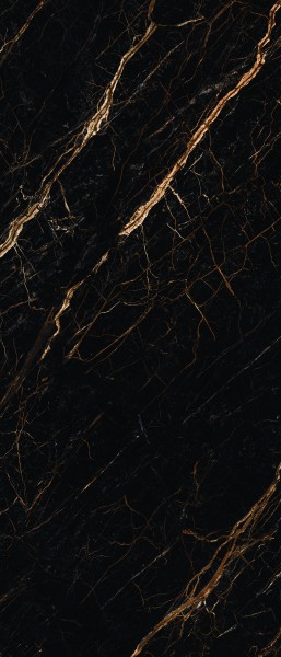 Керамогранит Maimoon Ceramica Magma Black Polish 120x280