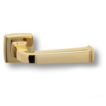 Дверная ручка на квадратной розетке ASTORIA HA133RO13 GL, материал Замак, отделка Золото, 146*52*73 мм