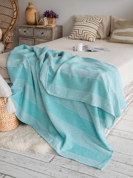 Покрывало Сохо Turquoise