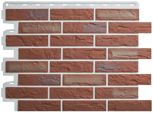 Фасадная панель Альта-Профиль, Кирпич Рижский 02