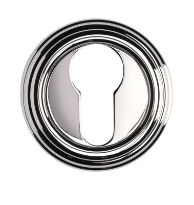 Дополнительные розетки для замка с английским ключом CYL NB никель глянцевый 1053 R3BB, материал Латунь, отделка Никель, d=50 мм