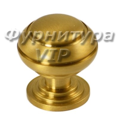 Ручка кнопка ANTIK 0712-007, материал Латунь, отделка Латунь, 30*d=25 мм