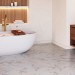 Кварцвиниловая плитка Invictus коллекция Maximus DryBack Herringbone 02 Pure Marble Snowflake
