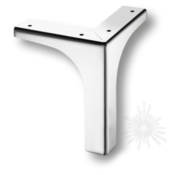 Опора мебельная ESL 313-150 Chrome, материал Сталь, отделка Хром