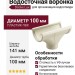 Водосточная воронка Docke Lux, Пломбир