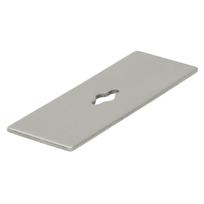 Подложка под ручку 2511-72ZN27, материал Замак, отделка Сталь нержавеющая, 72*25*2 мм