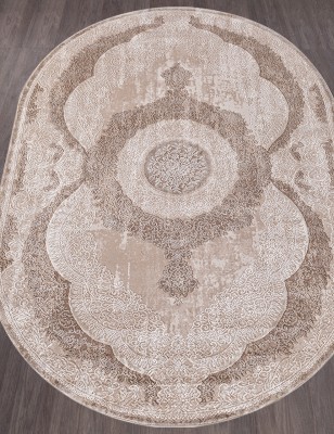 Ковер Armina 3880B brown овал 300x500