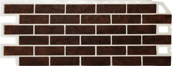 Фасадная панель Альта-Профиль, Кирпич Рустикальный 06
