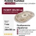 Ковер Kunduz 5094 498550 овал 280x380