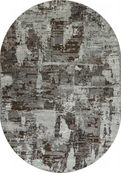 Ковер Graff Merinos F238 grey-beige овал