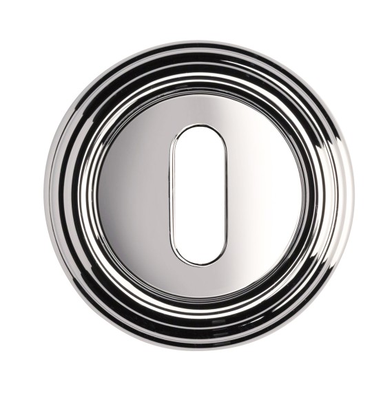 Дополнительные розетки для замка с межкомнатным ключом  KEY NB никель глянцевый 1053 R3BB, материал Латунь, отделка Никель, d=50 мм