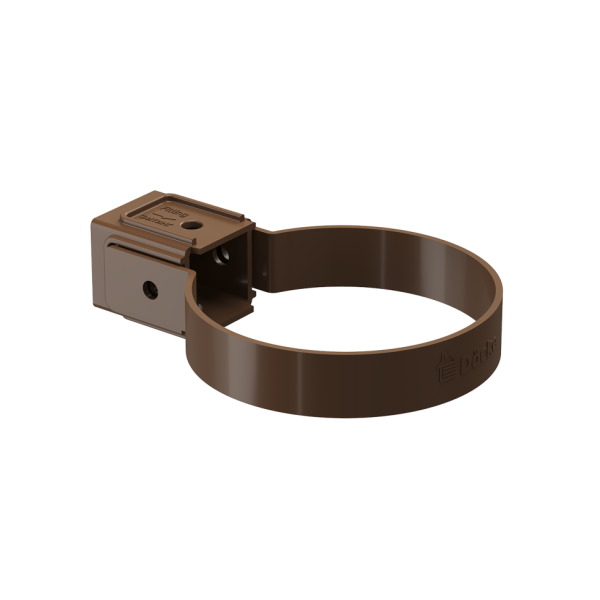 Универсальный хомут для водосточной трубы Docke Standard, цвет светло-коричневый.