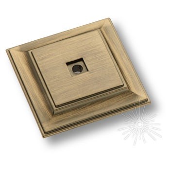 Ответная часть для ручки 3040 0050 ABM, материал Замак, отделка Бронза, 50*50*8 мм