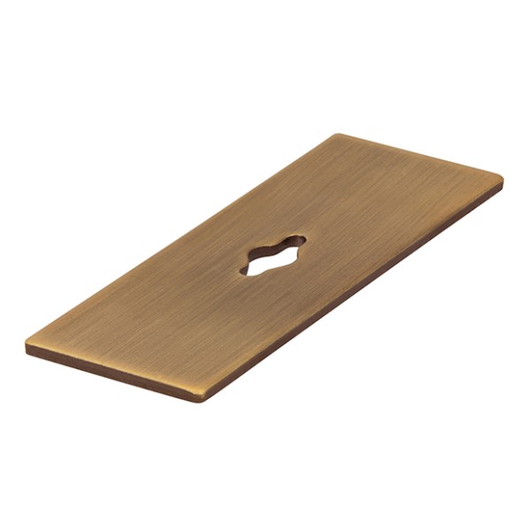 Подложка под ручку 2511-72ZN79, материал Замак, отделка Бронза, 72*25*2 мм