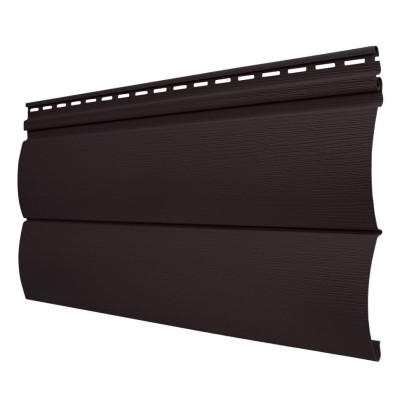 Акриловый сайдинг Tecos, двойной оцилиндрованный брус, Арабика