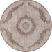 Ковер Armina 3880B brown круг 300x300