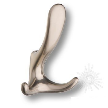 Крючок 2045 0078 NB, материал Замак, отделка Никель, 55*88*135 мм