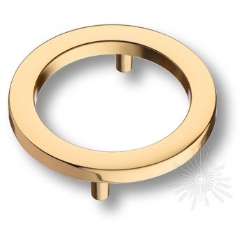 Ручка кнопка 6220 Gold, материал Алюминий, отделка Золото, 14*d=73 мм
