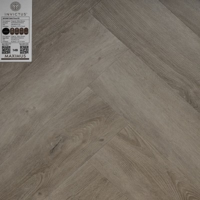 Кварцвиниловая плитка Invictus коллекция Maximus DryBack Herringbone 03 Divine Oak Pure