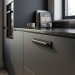Ручка скоба 8020 0300 Matt Black, материал Замак, цвет Чёрный, отделка Черный, 23*96*300 мм