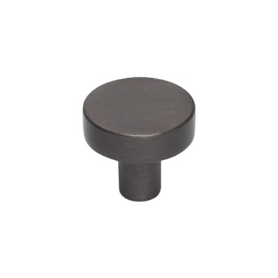 Ручка кнопка SYSTEM SY1910 0026 BBN, материал Алюминий, отделка Титан, 24*d=26 мм
