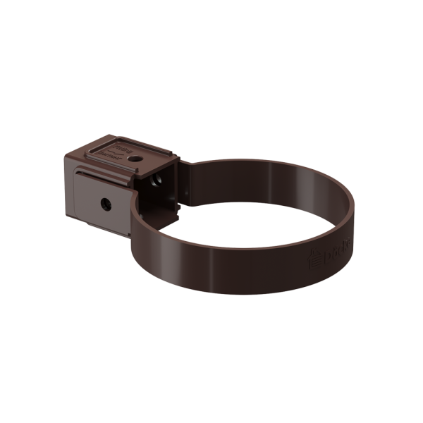 Универсальный хомут для водостока Docke Standard, цвет тёмно-коричневый.