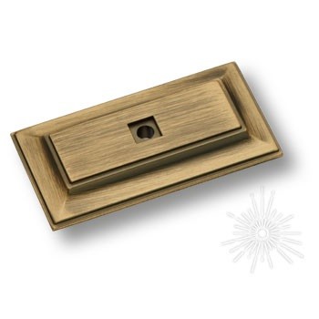 Ответная часть для ручки 3041 0070 ABM, материал Замак, отделка Бронза, 70*37*8 мм