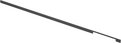 Ручка скоба UA-EXTEND-1200-20M, материал Замак, цвет Чёрный, отделка Черный, 1200*7,4*25 мм