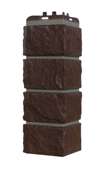 Угол Grand Line, Колотый камень Design, Шоколадный цвет.